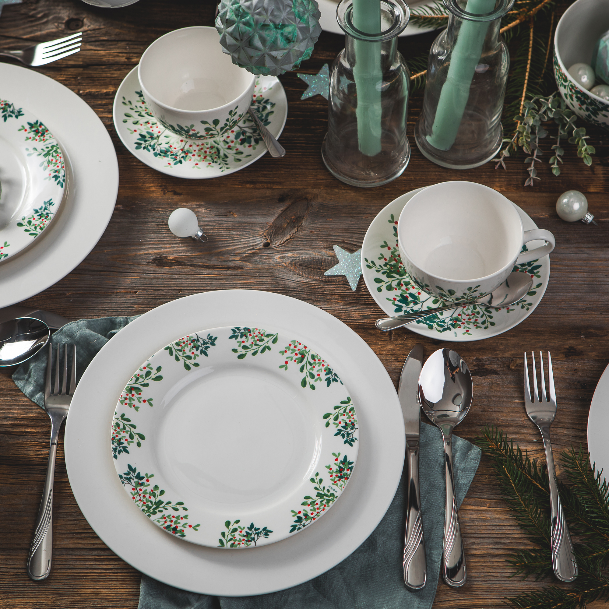 Piatti Da Dessert Neri KADAX - 6 Pezzi In Vetro Rinforzato, Lavabili In Lavastoviglie - Foto 3